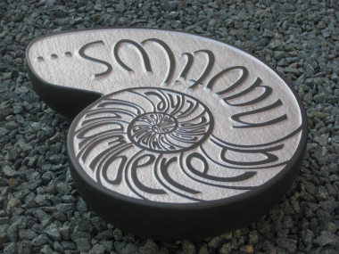 Image of Exhibition piece carved on Green Slate